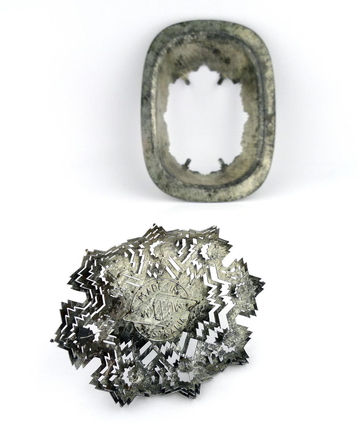 Infinity Affinity II (brooch with pie tin) — image 1 of 5