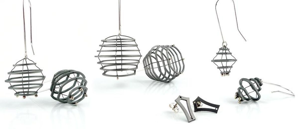 Point Line Plane Earrings — image 1 of 2