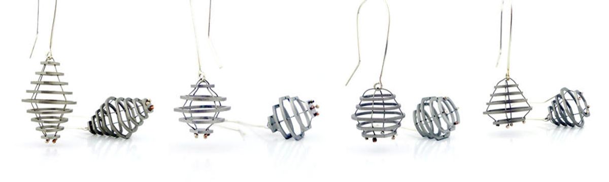 Point Line Plane Earrings — image 2 of 2