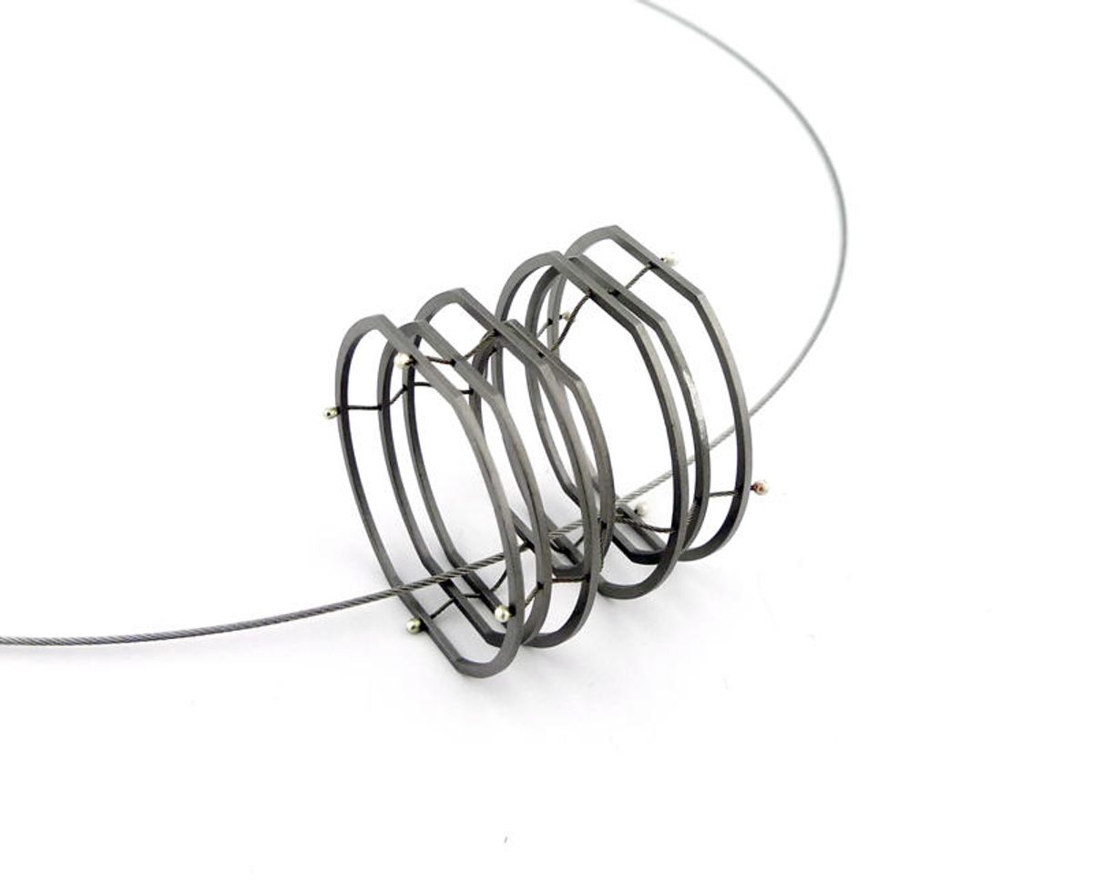 Point Line Plane Pendant XI
