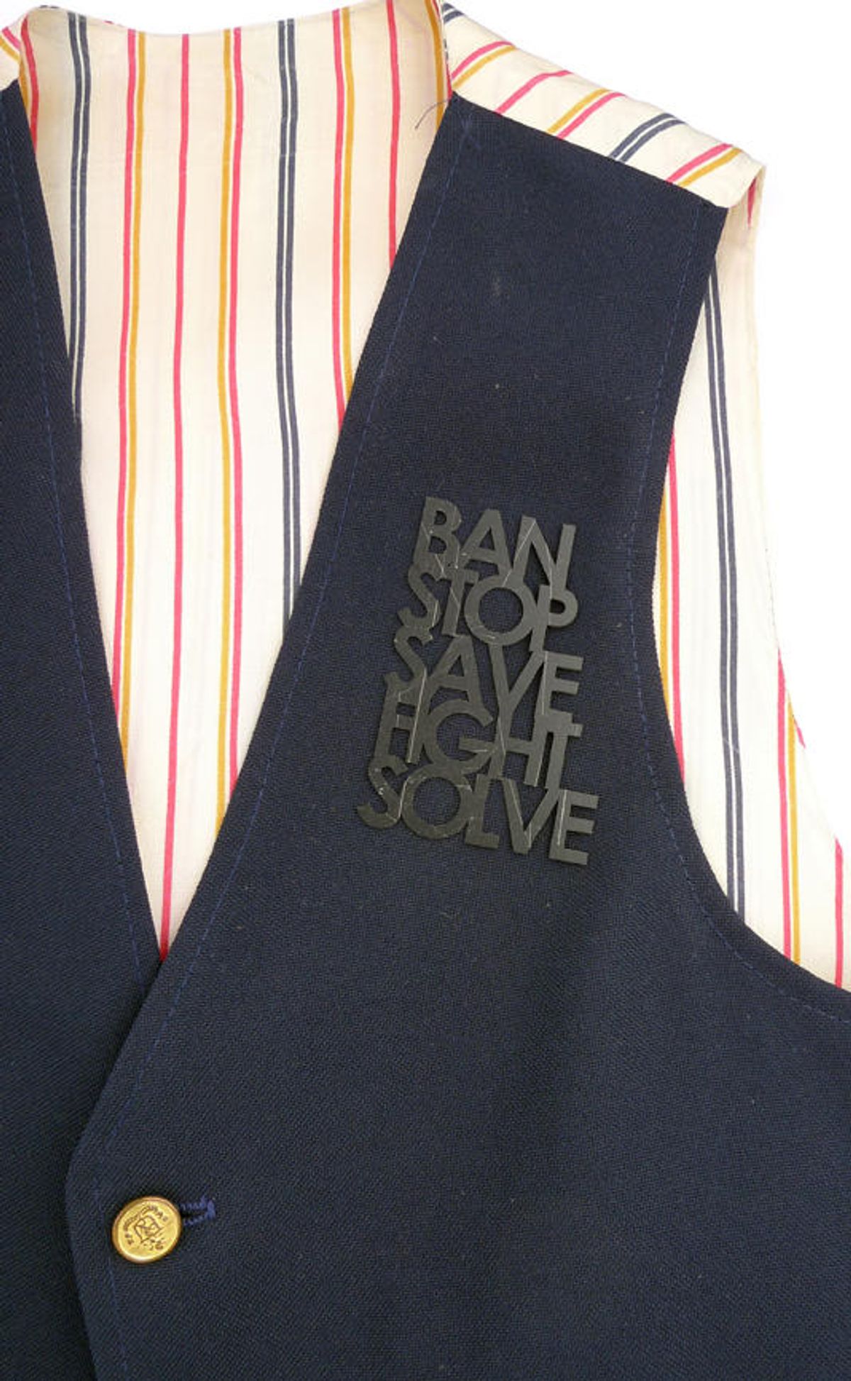 BanStopSaveFightSolve - brooch — image 1 of 4