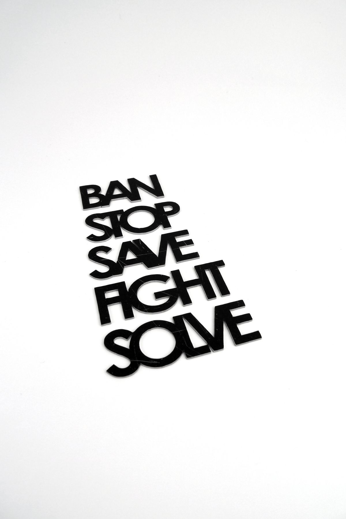 Ban Stop Save Fight Solve Brooches — image 1 of 3