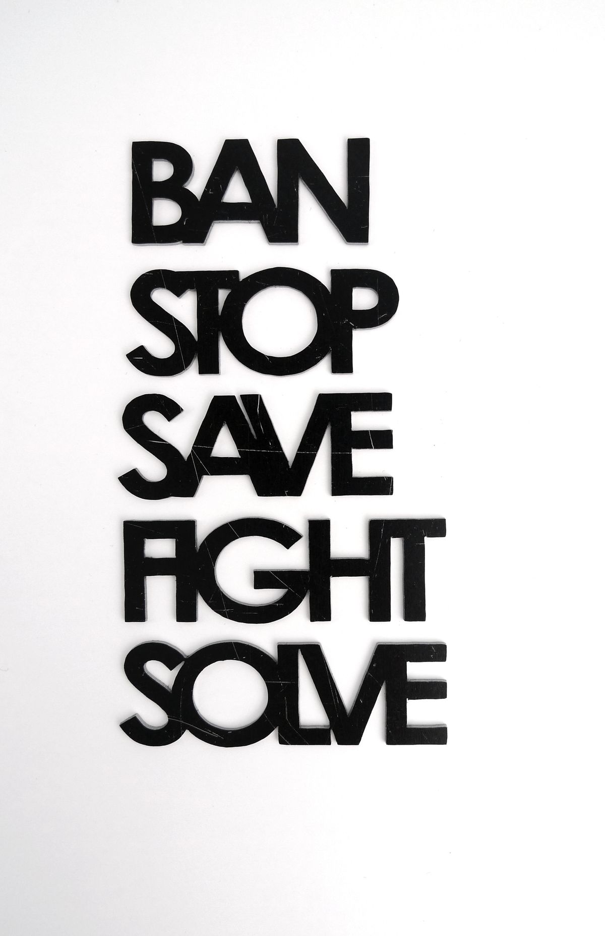 Ban Stop Save Fight Solve Brooches — image 2 of 3
