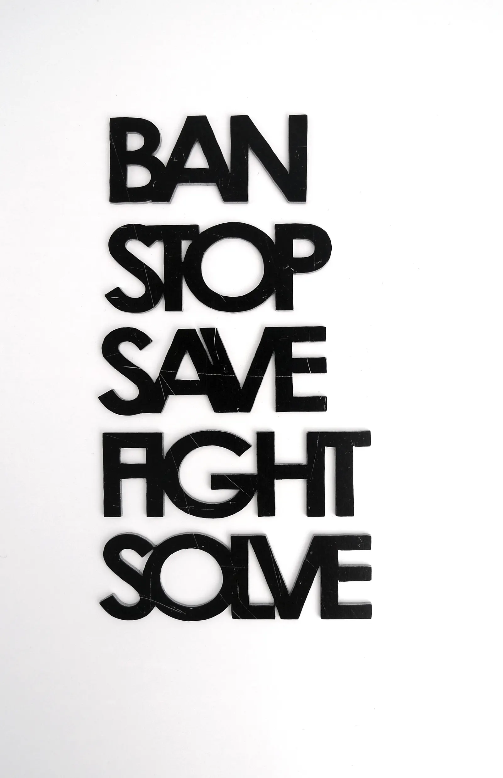 Ban Stop Save Fight Solve Brooches — image 2 of 3