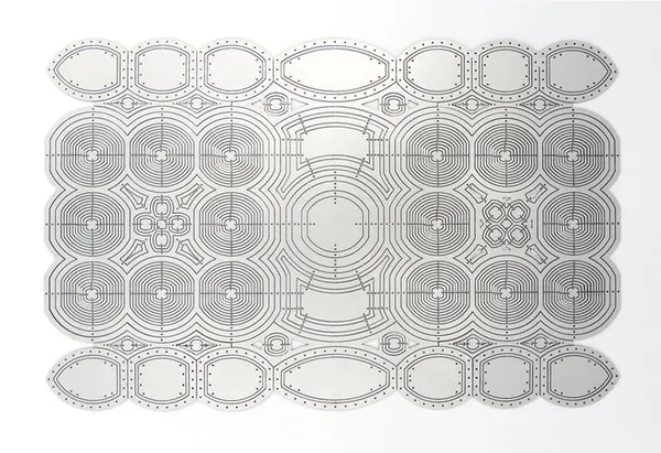 Untitled (Pattern in Metal IV) — image 2 of 2