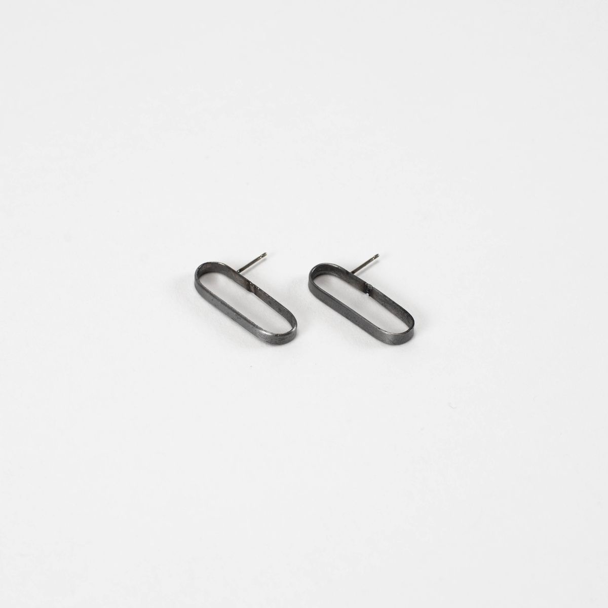 Sweeper Blade Single Link Earrings - Flat Front — image 1 of 8