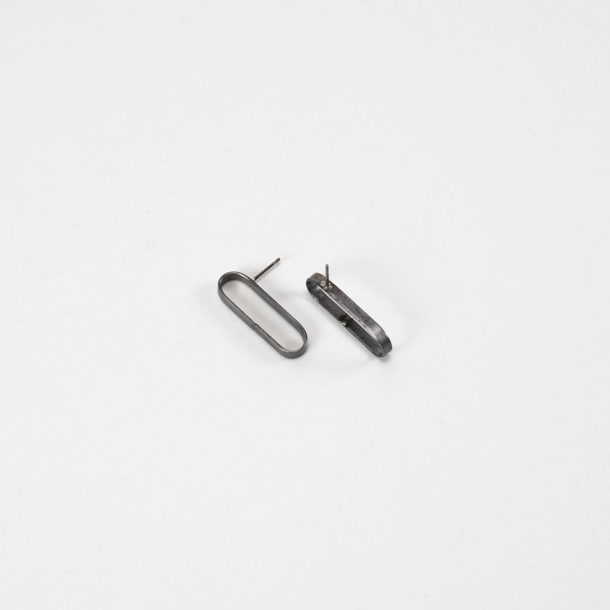 Sweeper Blade Single Link Earrings - Flat Front — image 7 of 8