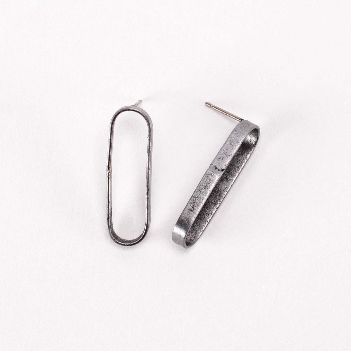 Sweeper Blade Single Link Earrings - profile — image 4 of 4