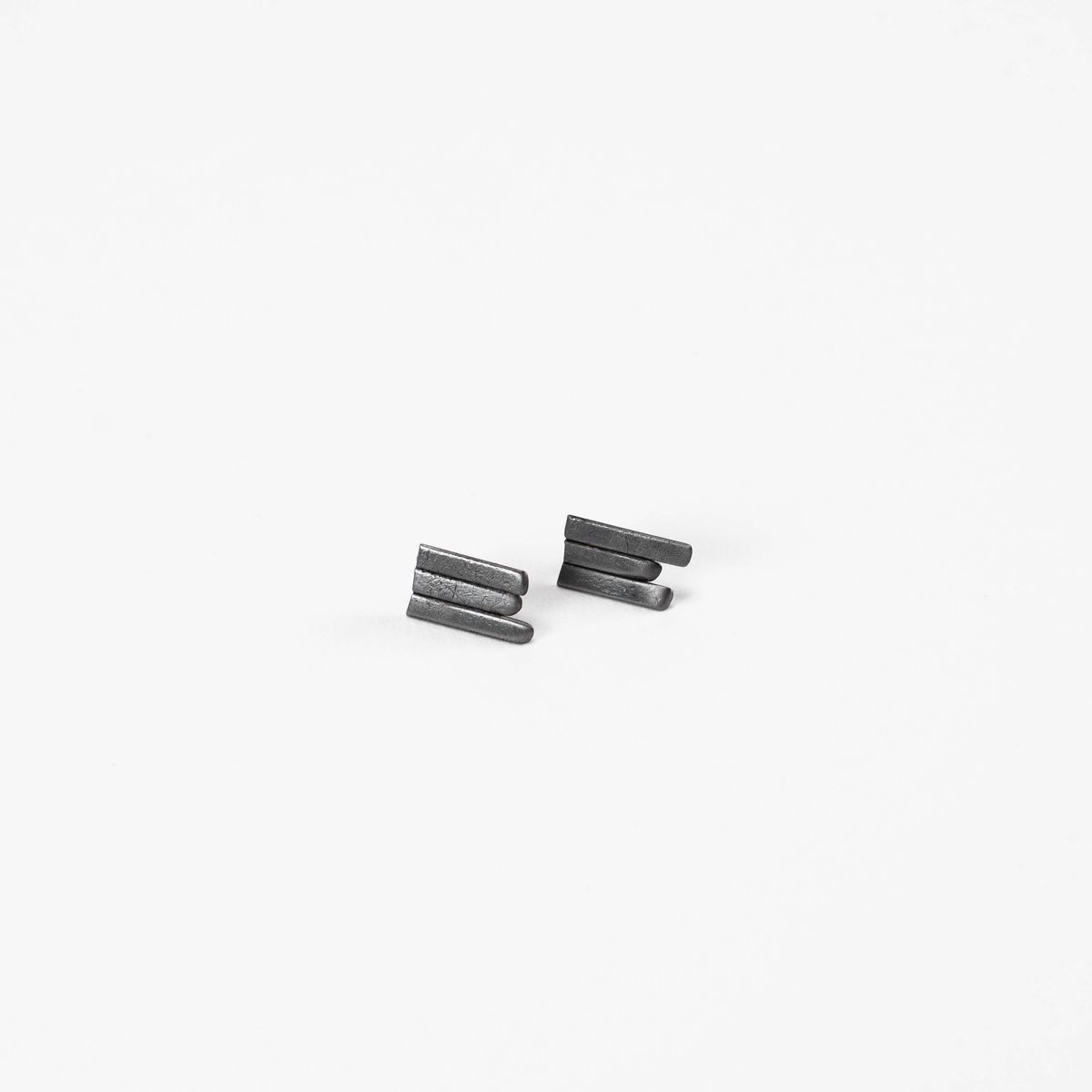 Sweeper Blade Trio End Earrings — image 2 of 5