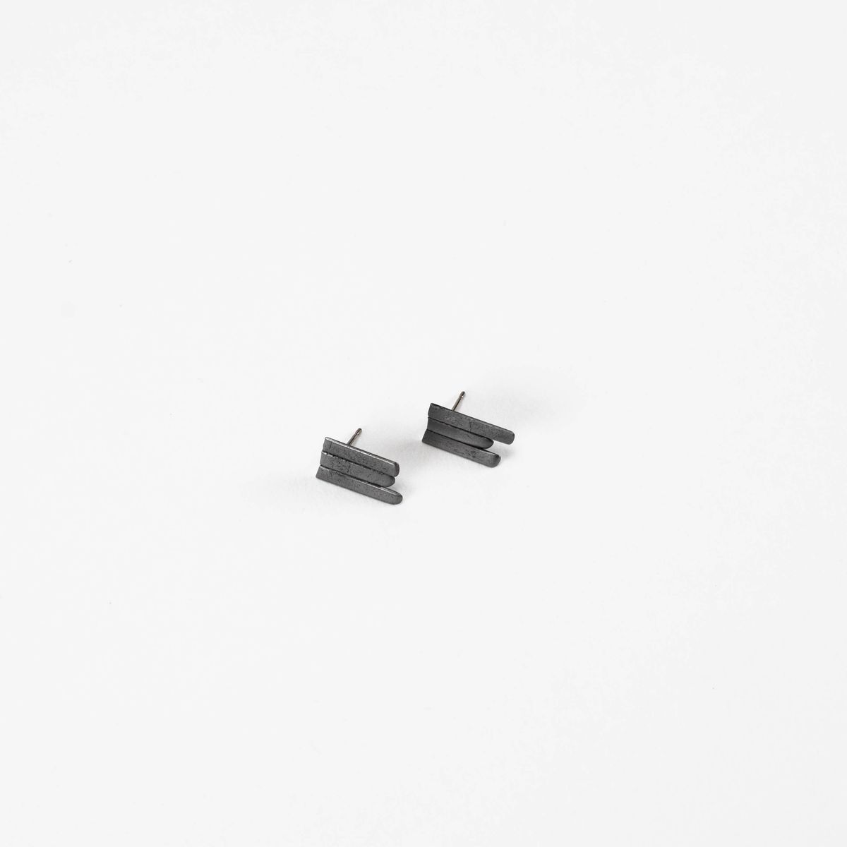 Sweeper Blade Trio End Earrings — image 3 of 5
