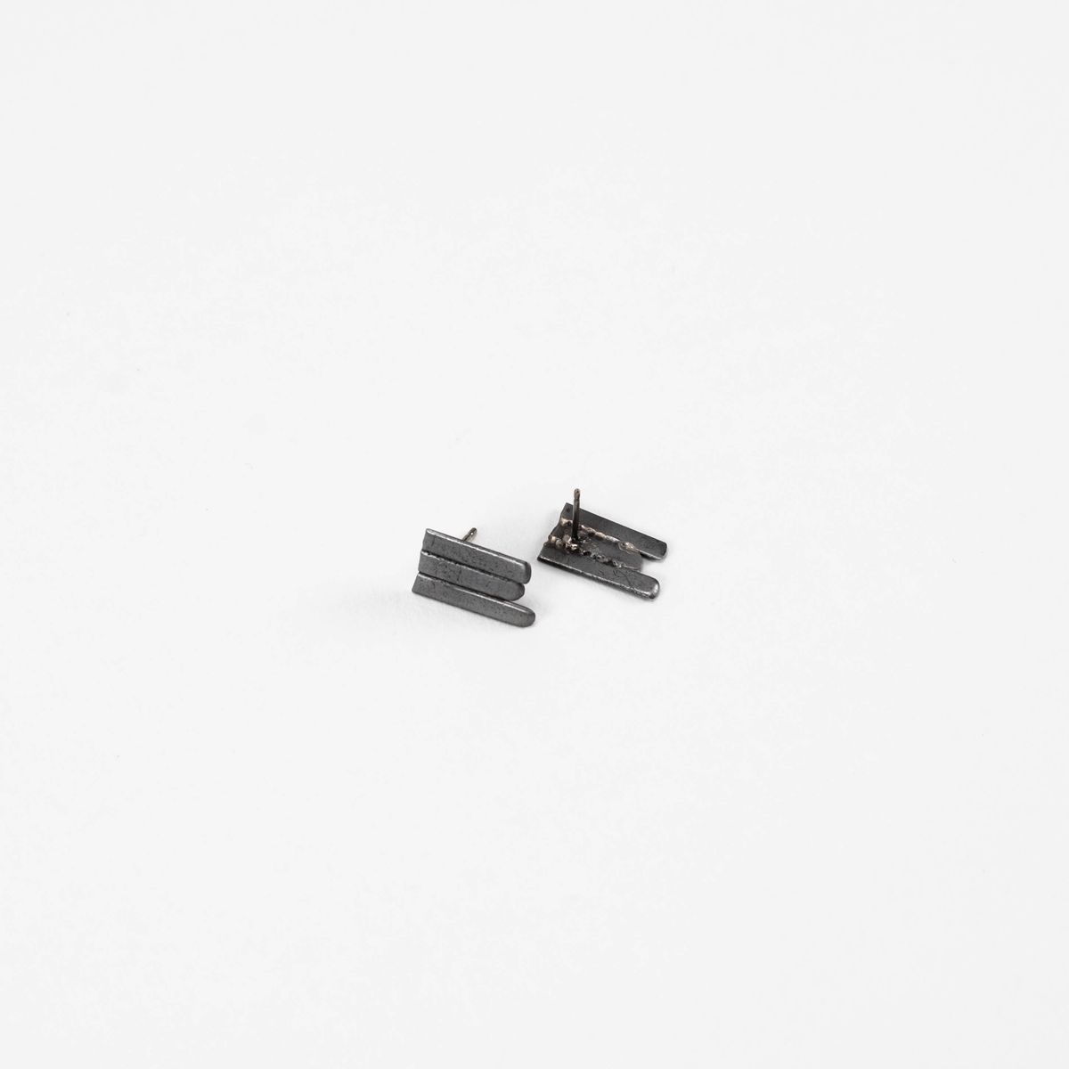 Sweeper Blade Trio End Earrings — image 4 of 5