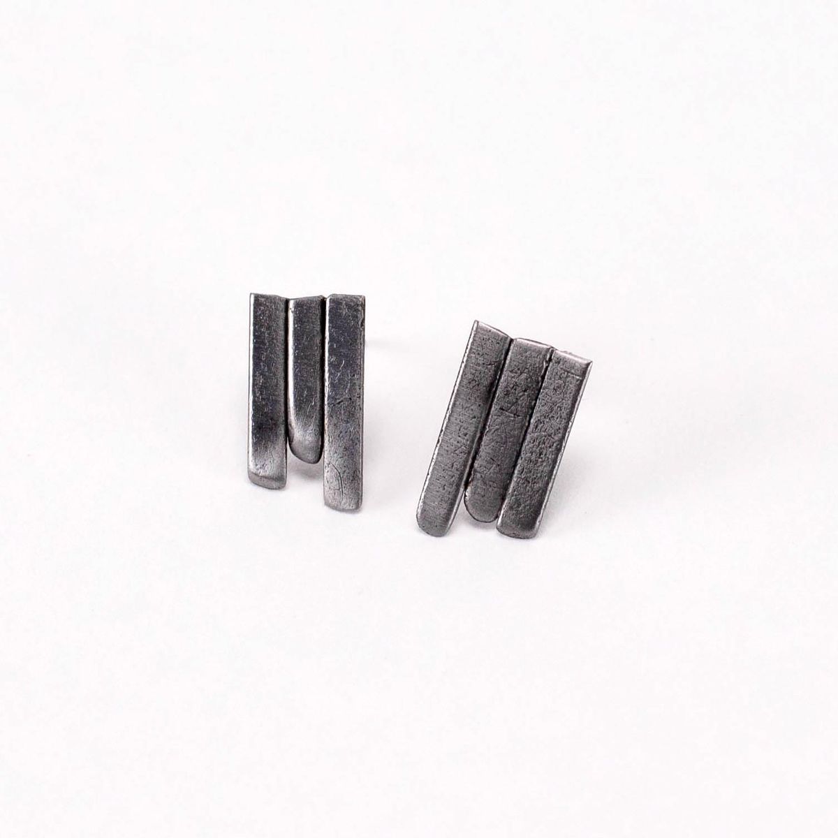 Sweeper Blade Trio End Earrings — image 5 of 5
