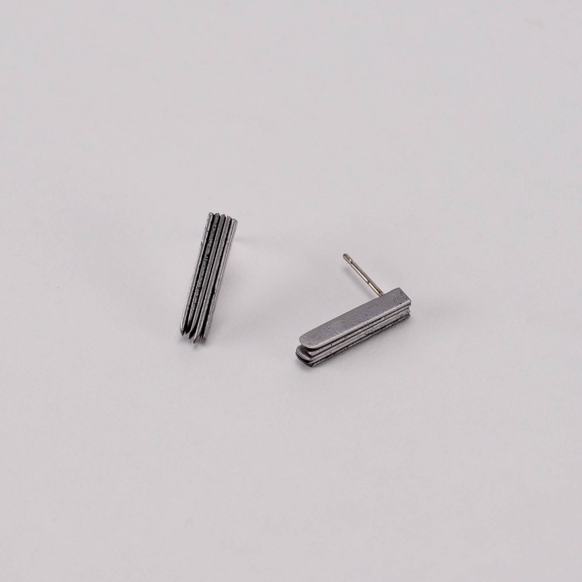 Sweeper Blade End Stack Profile Earrings — image 4 of 6