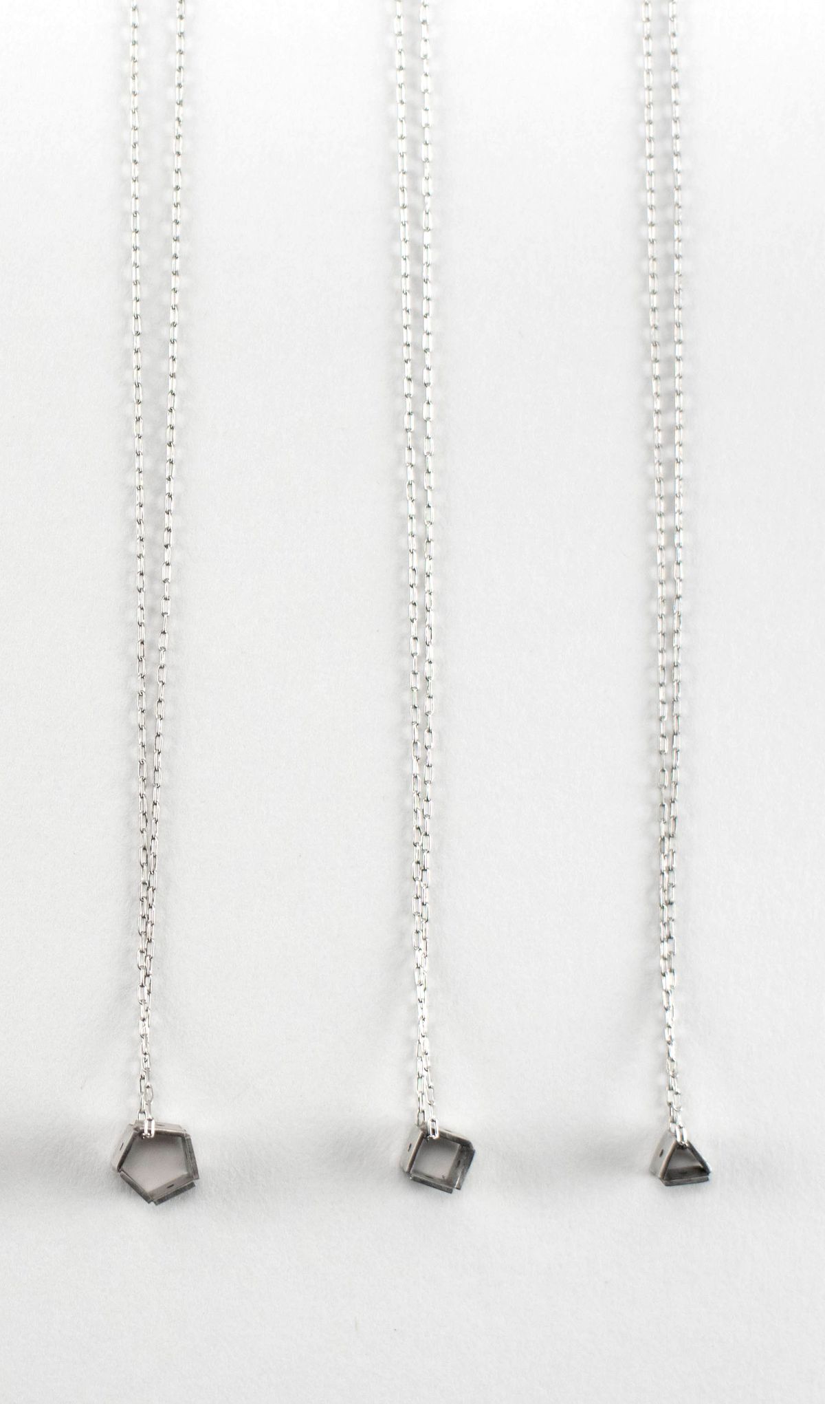 Pixel Pendant - small triangle — image 3 of 4