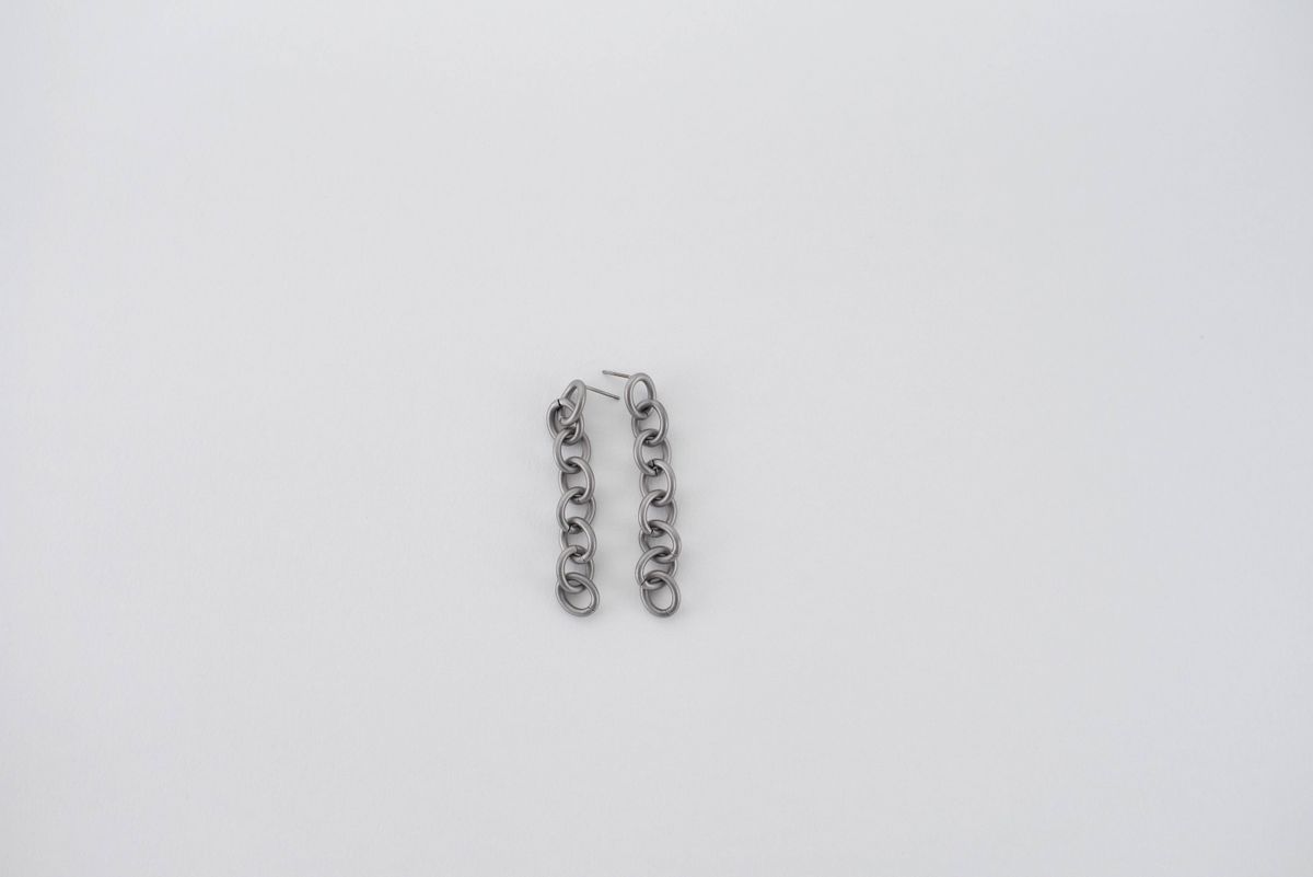 body/politic Matte Chain Earrings — image 2 of 2