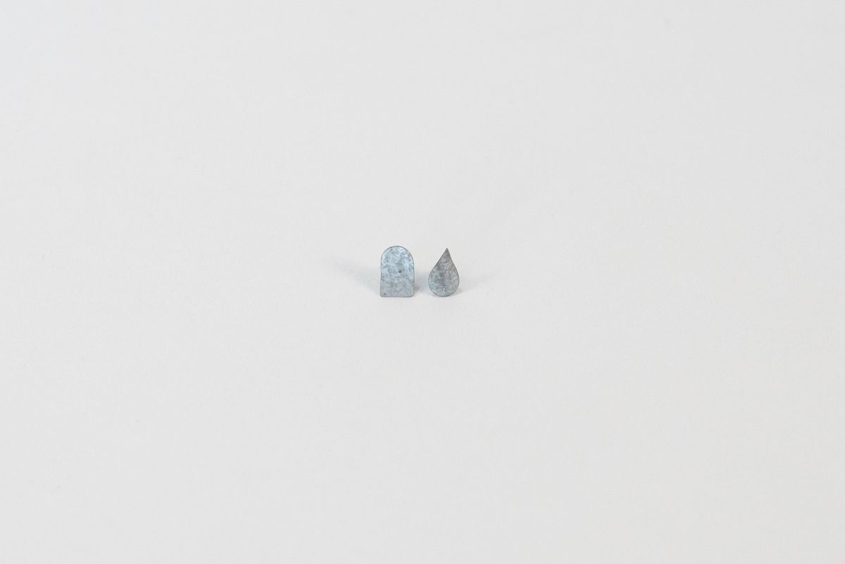 Juukan Tears Offcuts Squared Drop Pin