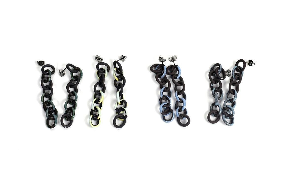 no - Chain Earrings — image 3 of 4
