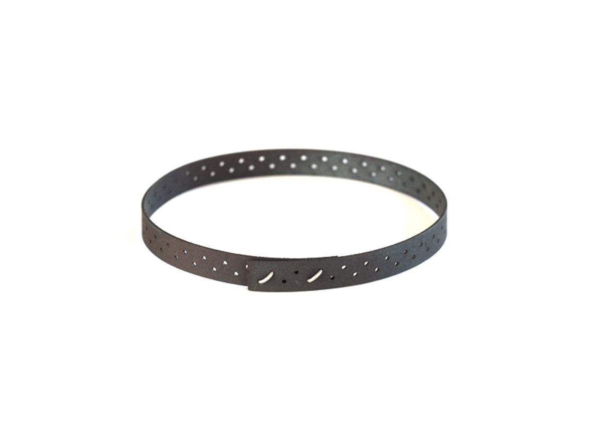resist-remainder - Sandblasted and Blackened Bracelet — image 1 of 2