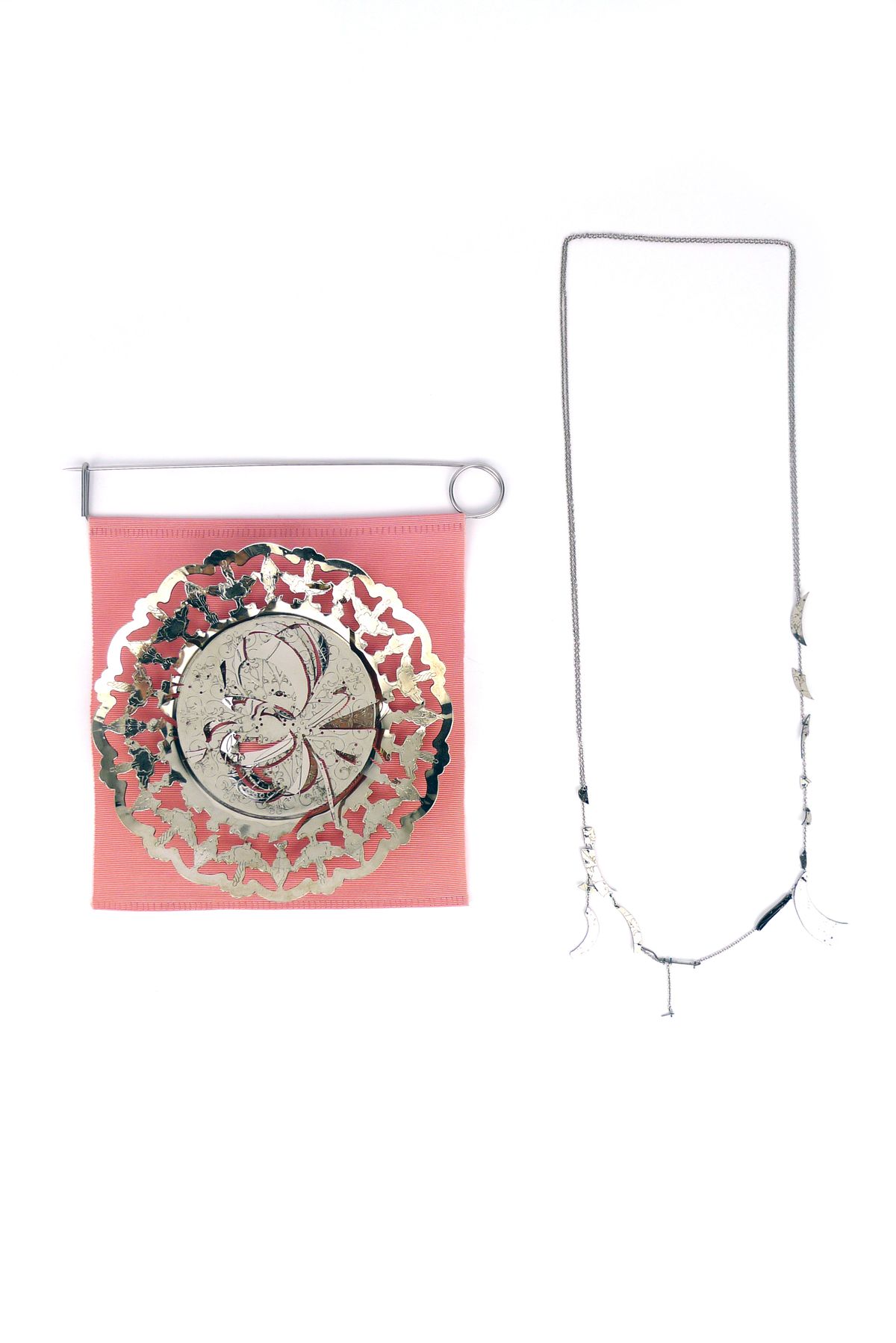Fuse-Sun Fusion Neckpiece and Brooches — image 1 of 4