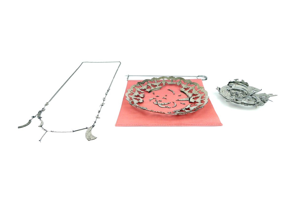 Fuse-Sun Fusion Neckpiece and Brooches — image 2 of 4