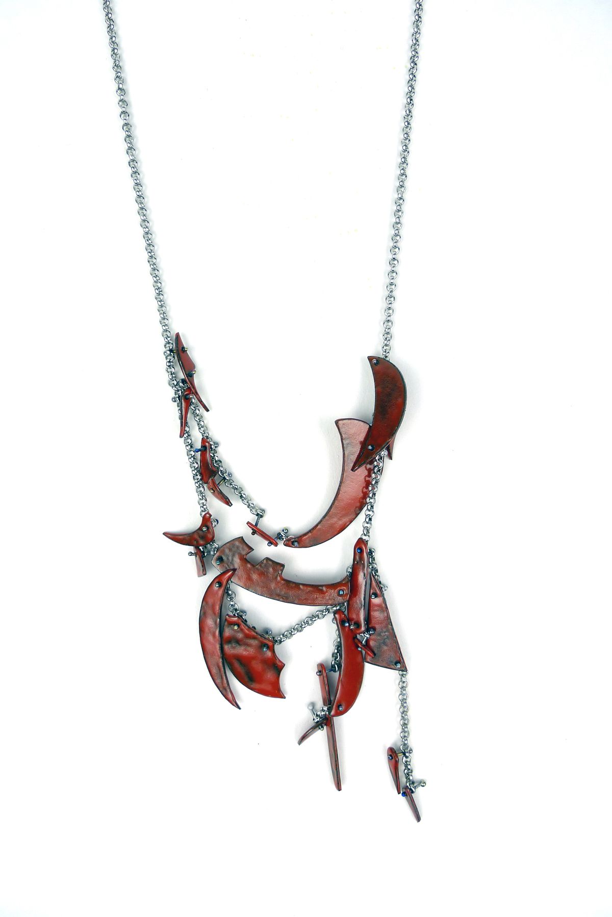Burnt Sun Enamel Neckpiece — image 2 of 2