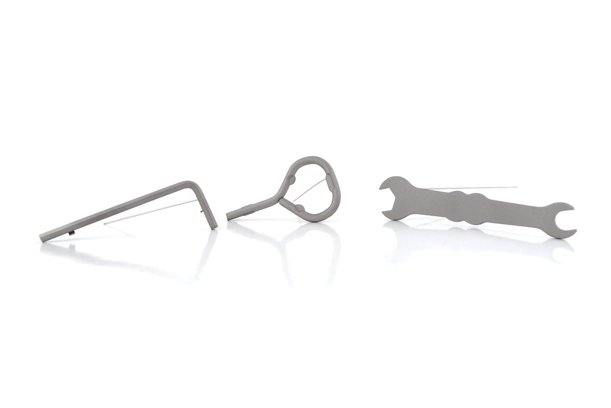 Bike Wrench Brooch — image 3 of 4