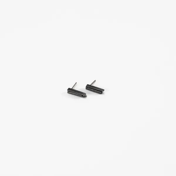 Sweeper Blade End Stack Profile Earrings